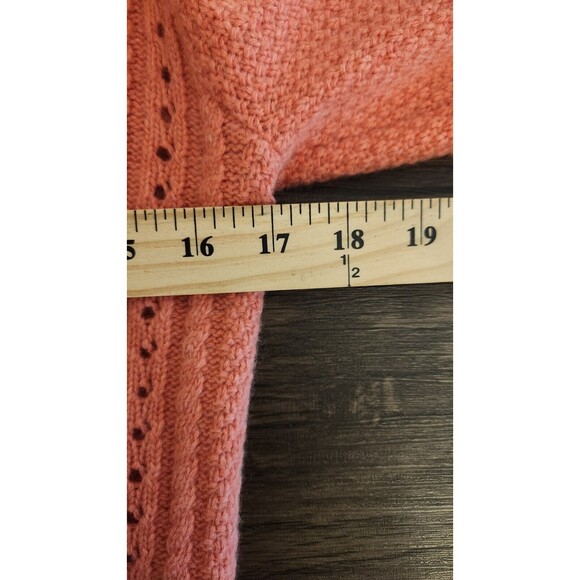 Fossil Womens Cableknit Cardigan Wool Cashmere Blend Shawl Collar Extra Small - Picture 7 of 10